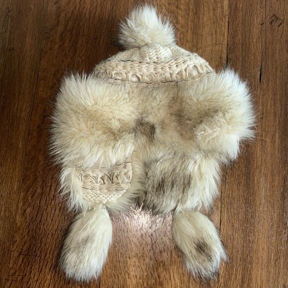 Starling Faux fur trapper hat knitted - Picture 10 of 14